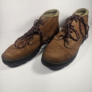 Merrell Womens Hiking Boots With Torsion Control Sole Sz 10 Bennington Rust EUC